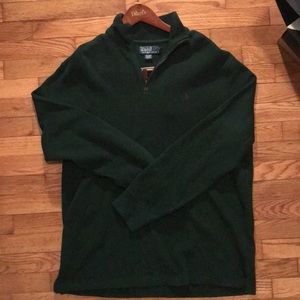 Polo Green 1/4 Zip Pullover